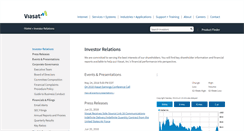 Desktop Screenshot of investors.viasat.com